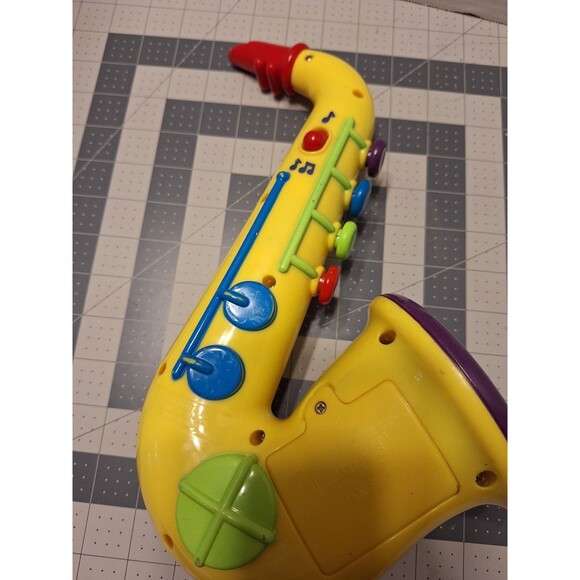 Vintage Mattel Sesame Street Cookie Monster Musical Saxophone toy Works - Picture 5 of 6